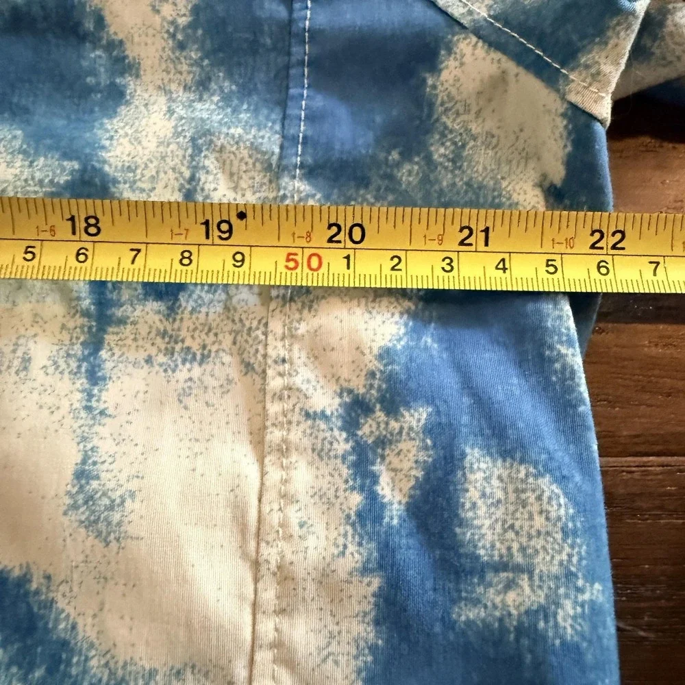 North Face Jacket Mens Small Tie Dye Hooded Lightweight 1/4 Zip Anorak NF0A55T7